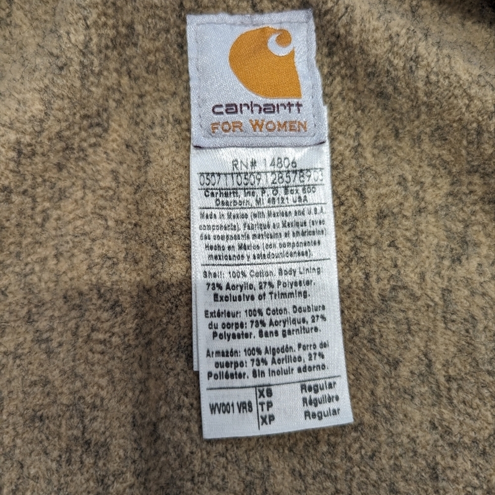 Carhartt Beige Vest with Maroon Accents - Picture 6 of 6